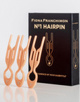 Fiona Franchimon Nº 1 Hairpin | Peach Fuzz (3 pcs)