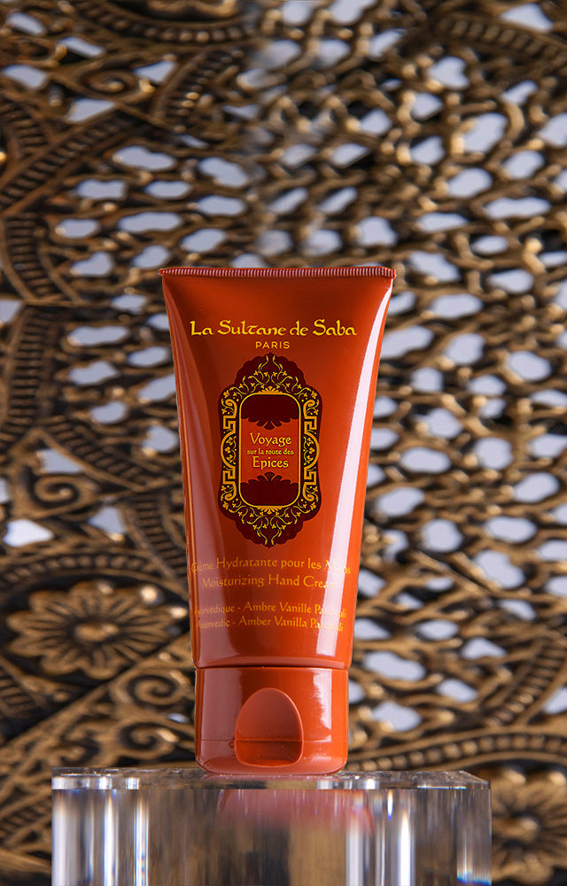 La Sultane de Saba Moisturizing Hand Cream - Oriental Ayurvedic Amber Vanilla Patchouli Fragrance 50ml