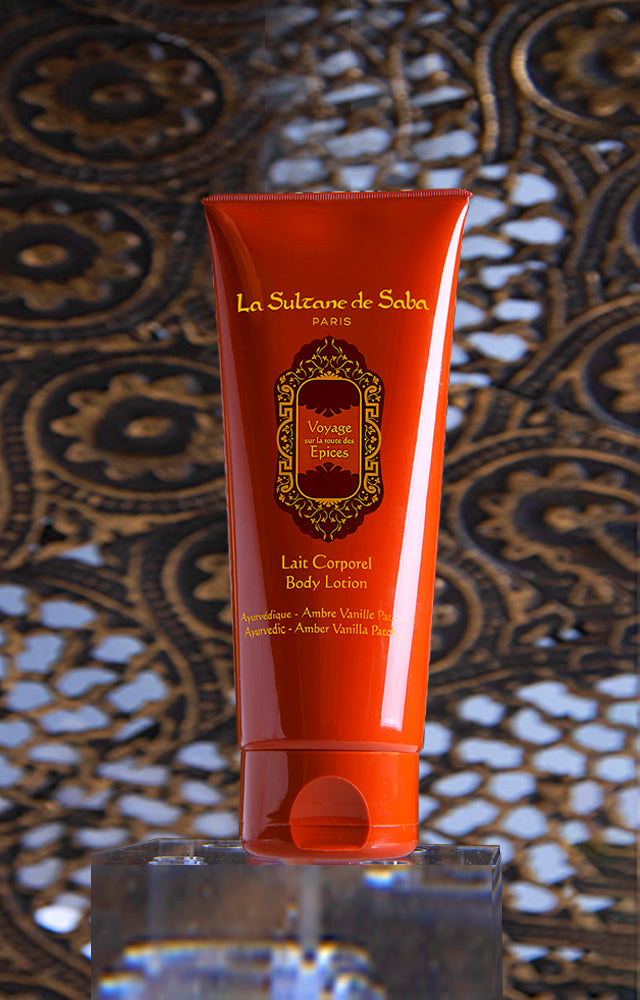 La Sultane De Saba - Body Lotion - Oriental Ayurvedic Amber Vanilla Patchouli Fragrance 200 ml
