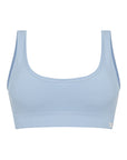 Sister's Aroma Seamless Ribbed Top Dirty Blue