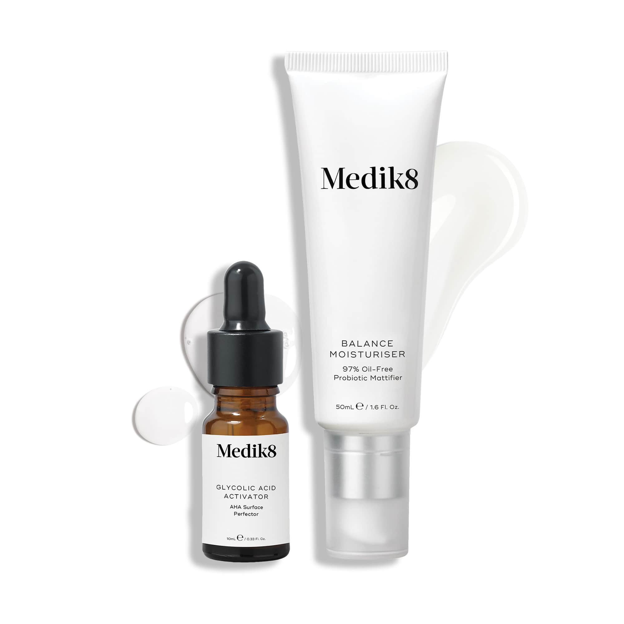 Medik8 Balance Moisturiser™ & Glycolic Acid Activator™