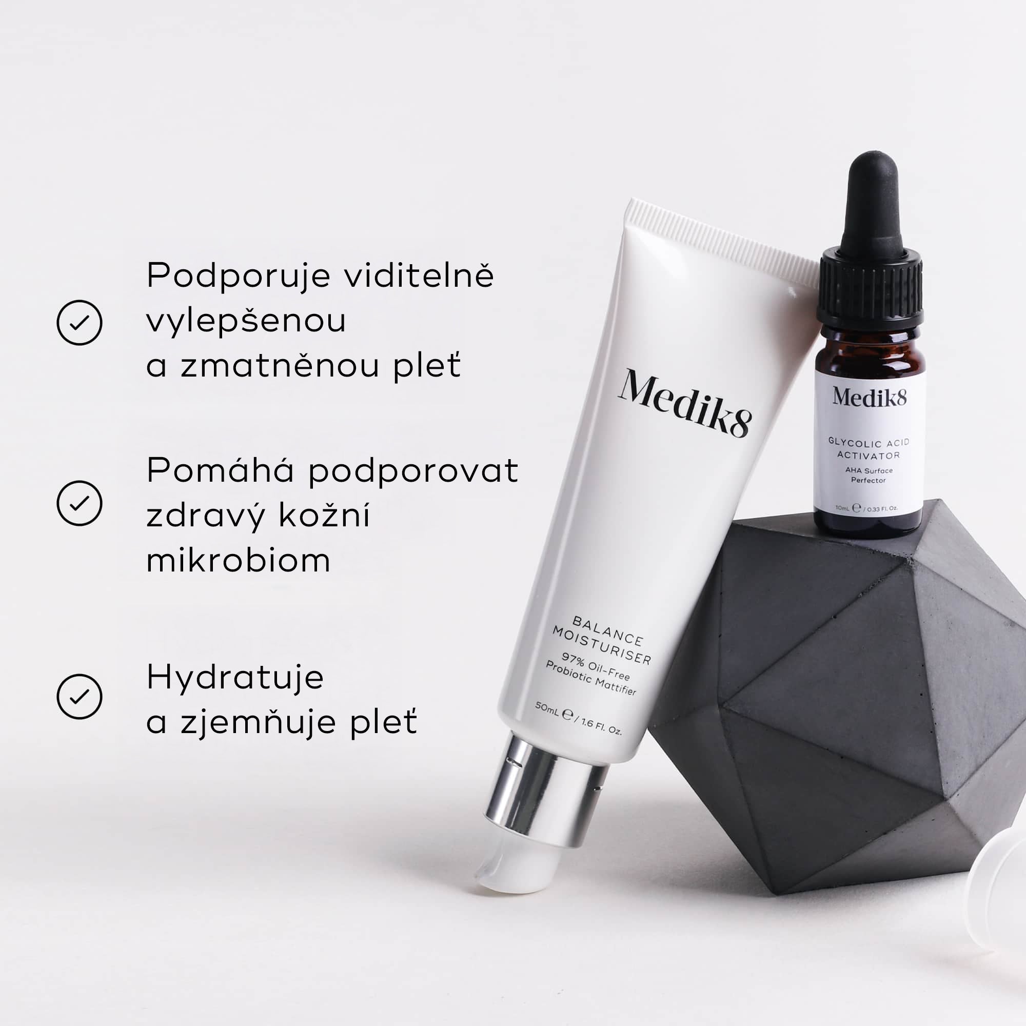 Medik8 Balance Moisturiser™ & Glycolic Acid Activator™