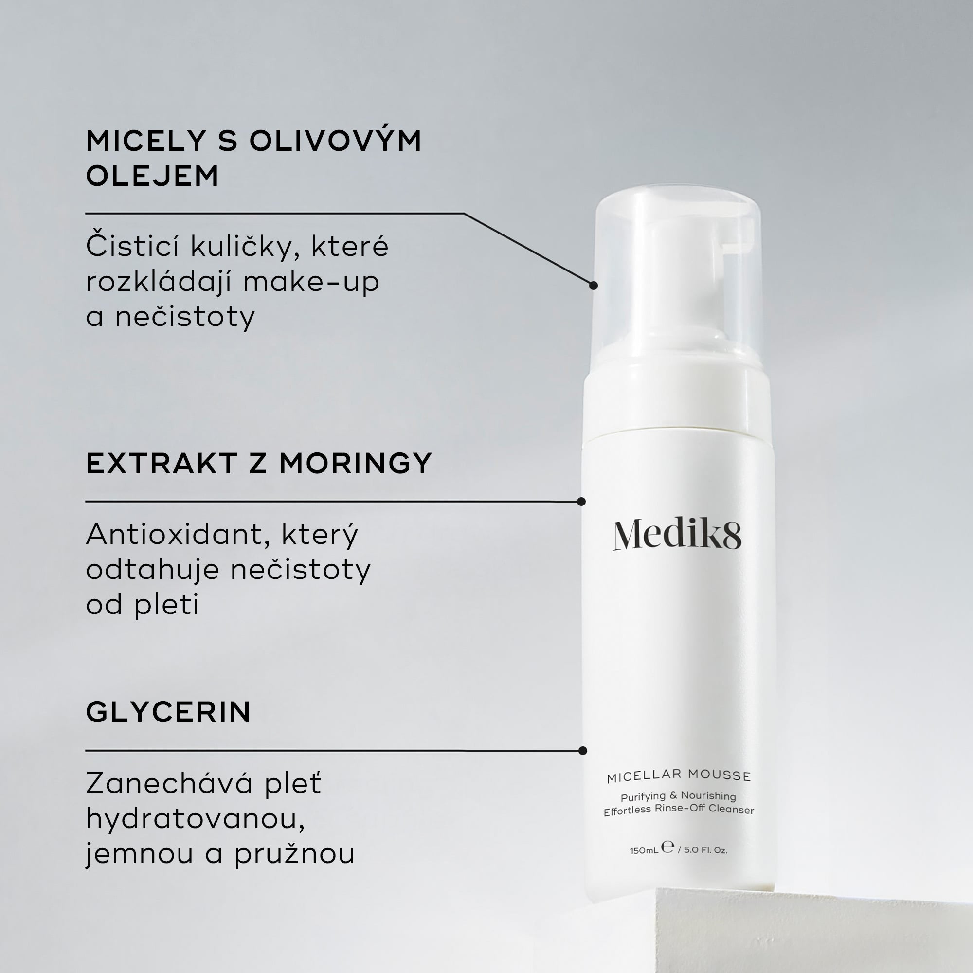 Medik8 Micellar Mousse™ (cestovní balení)