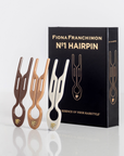 Fiona Franchimon Nº 1 Hairpin | Milano Collection | Mochaccino, Cream White & Smooth Caramel