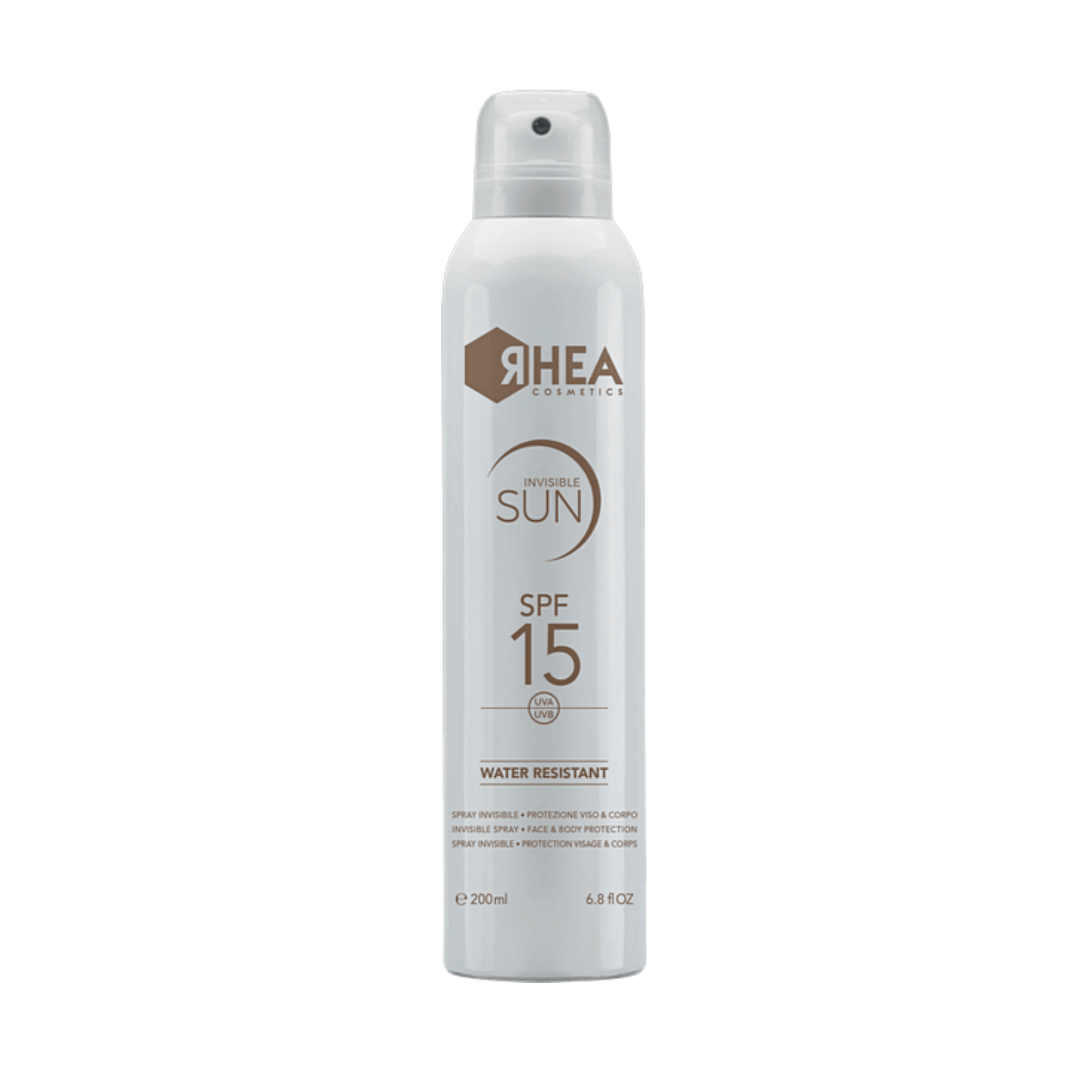 Rhea Invisible Sun SPF 15 - Invisible Spray Face & Body Protection 200 ml