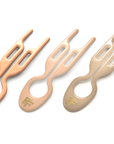 Fiona Franchimon Nº1 HAIRPIN | Los Angeles Collection | Peach Fuzz, Rose & Soft Beige 3ks