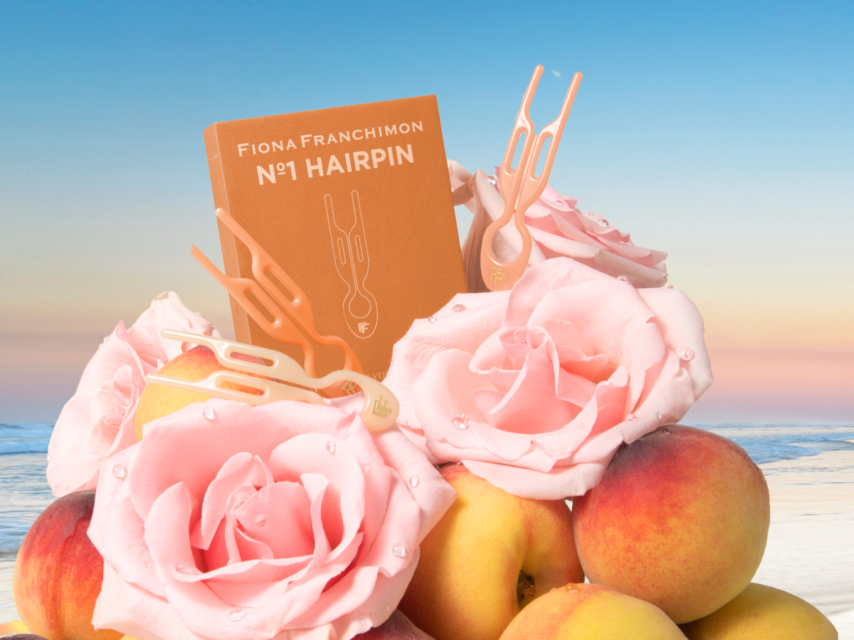 Fiona Franchimon Nº1 HAIRPIN | Los Angeles Collection | Peach Fuzz, Rose & Soft Beige 3ks
