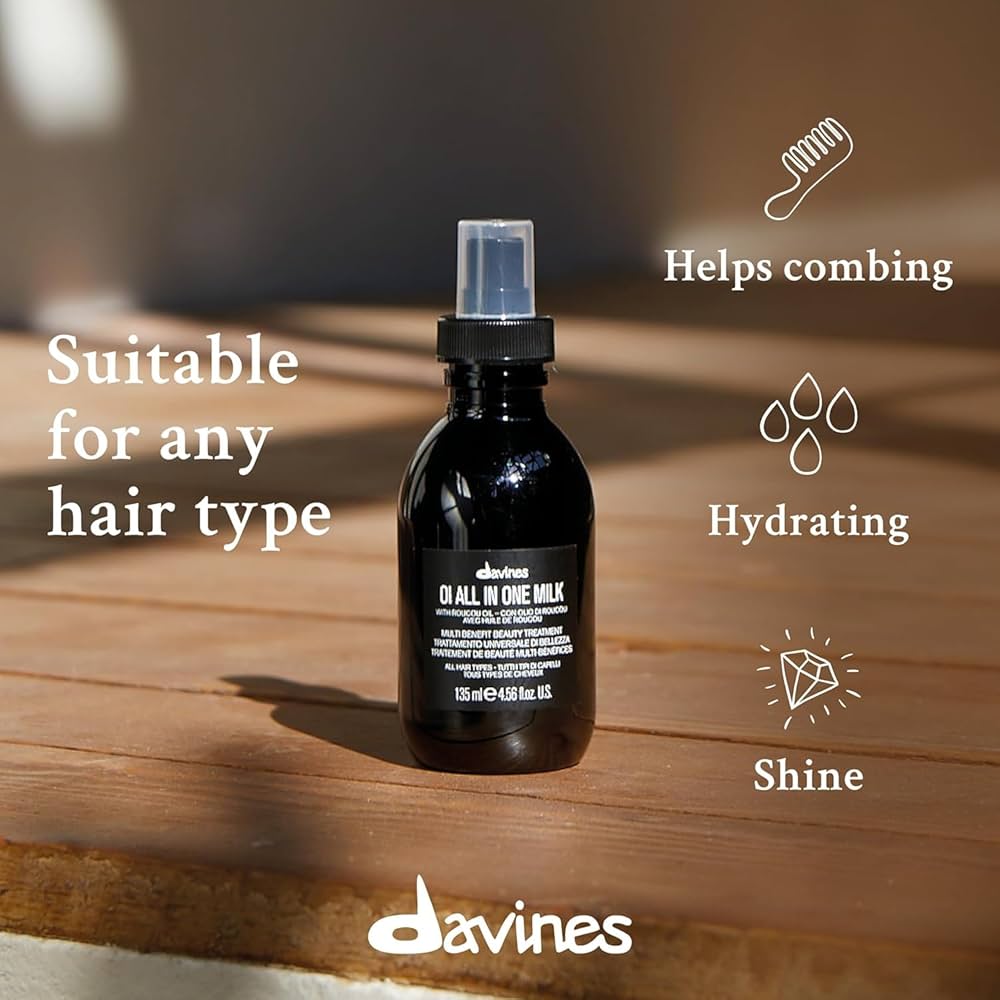 Davines OI All In One Milk 135 ml - Softens, facilitates combing