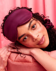 SLIP Silk Contour Sleep Mask Crimson