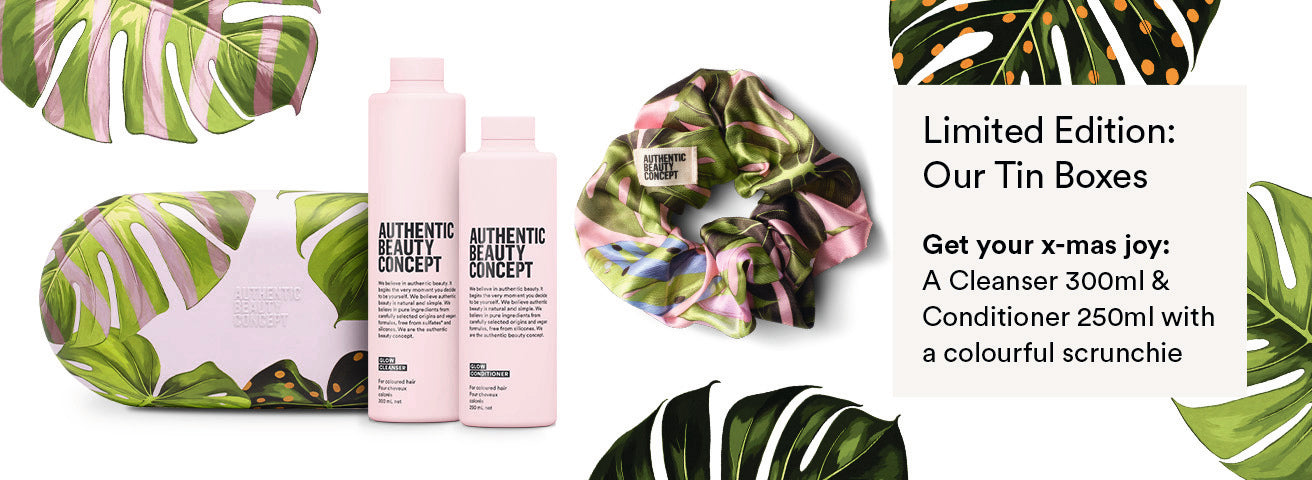 Authentic Beauty Concept Glow  - Šampon a kondicionér oplachovej - Plechová dóza