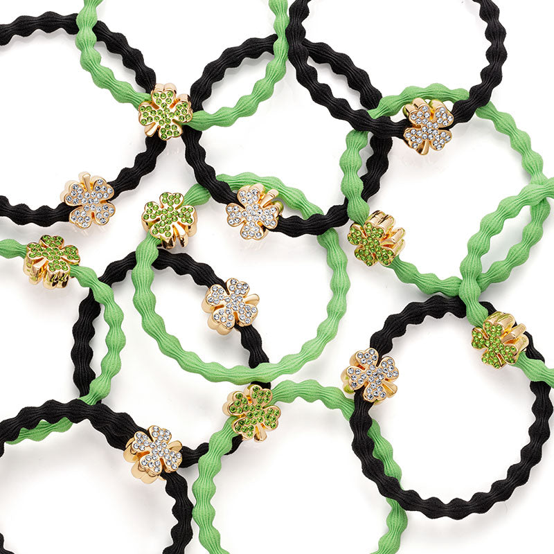 by Eloise LondonGold Diamanté Clover