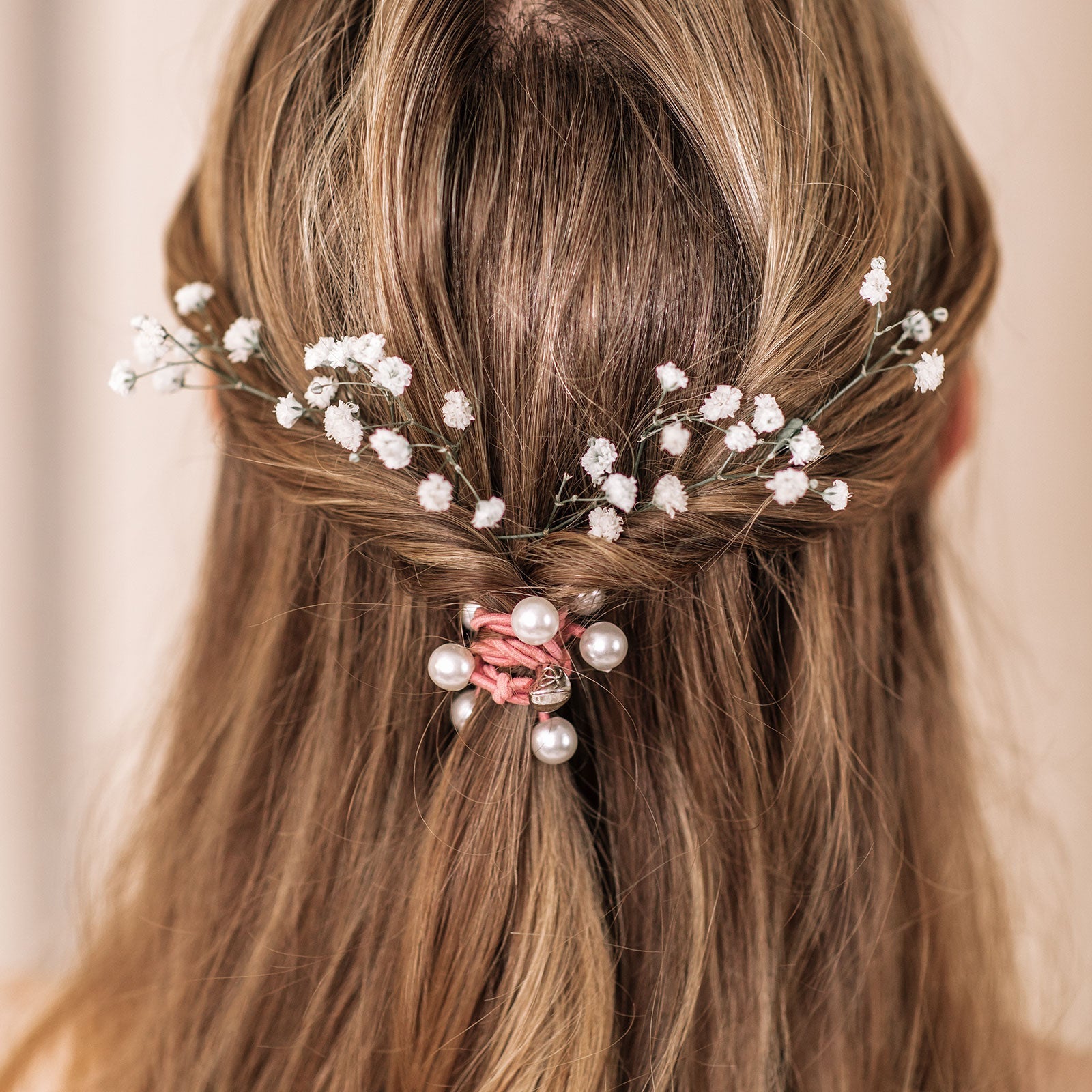 pearl cluster champagne pink