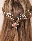 pearl cluster champagne pink