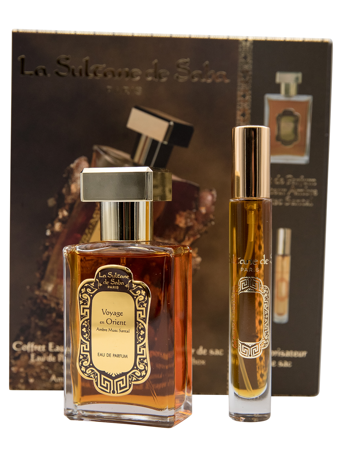 La Sultane De Saba Perfume Gift Set - Amber Musk Sandalwood Fragrance