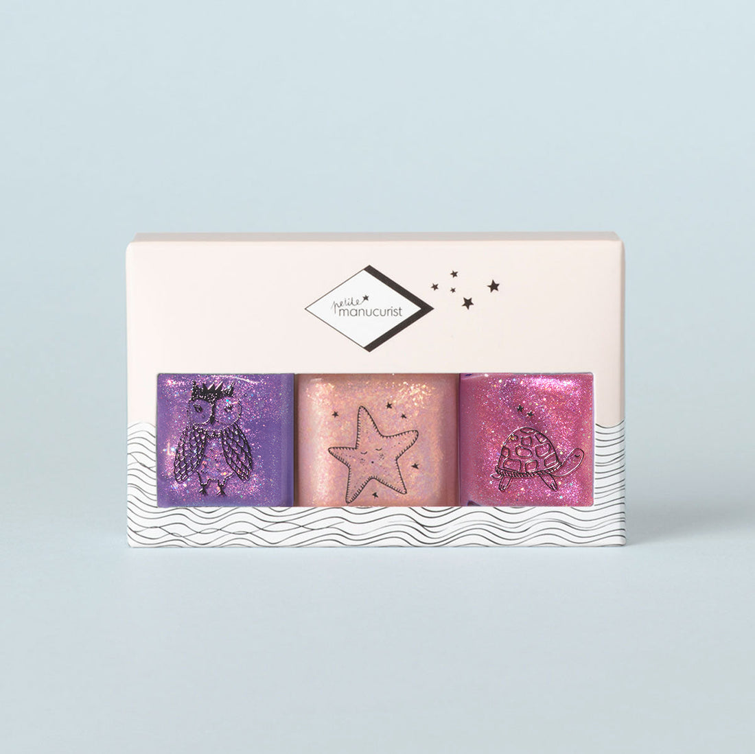 Manucurist Set dětských laků Bonnie / Stella / Scarlett 3 x 8ml