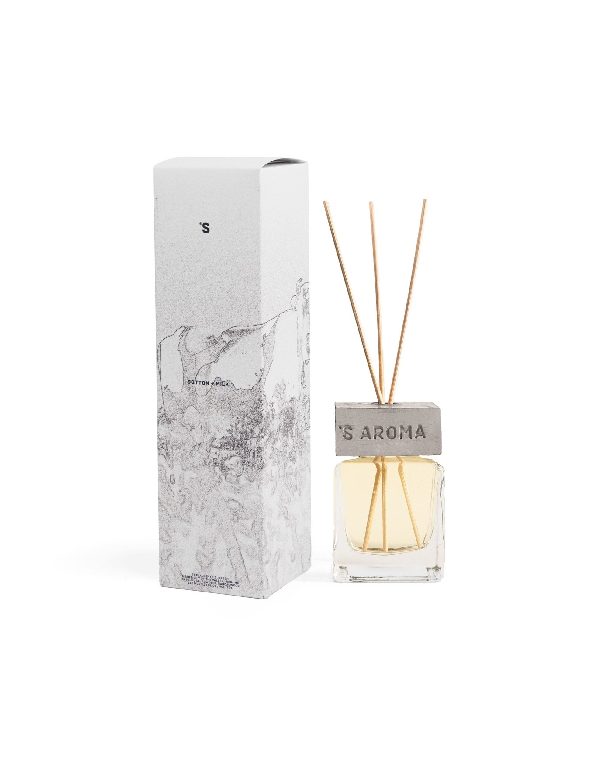 Sister's Aroma Diffuser Cotton + Milk 110 ml