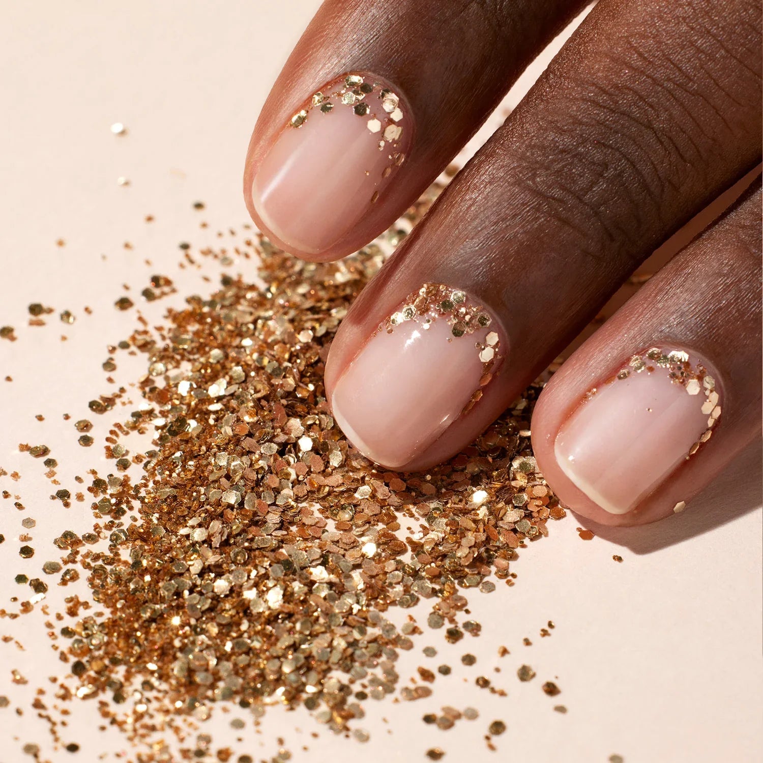 Manucurist Better with Glitter Rose Gold & Glazed