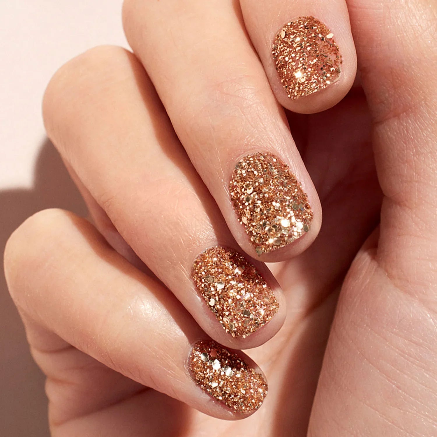 Manucurist Better with Glitter Rose Gold & Glazed