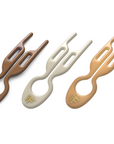 Fiona Franchimon Nº 1 Hairpin | Milano Collection | Mochaccino, Cream White & Smooth Caramel