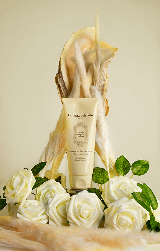 La Sultane de Saba Silk Protein Scrub - Orange Blossom Fragrance 200ml