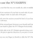 Fiona Franchimon Nº 1 Hairpin | Soft Beige (3 or 5 per box)