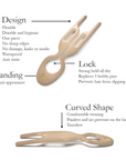 Fiona Franchimon Nº 1 Hairpin | Soft Beige (3 or 5 per box)
