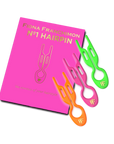 Fiona Franchimon Nº 1 Hairpin | Ibiza Collection | Tangerine Orange, Strawberry Pink & Apple Green