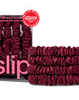 SLIP Skinny Scrunchies Maroon 4x