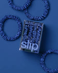 SLIP Skinny Scrunchies Navy 4x