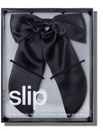 SLIP Silk Hair Bow Black