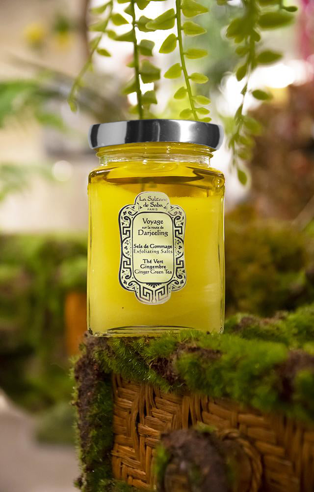 La Sultane de Saba Exfoliating Salts - Ginger Green Tea Fragrance 300 g
