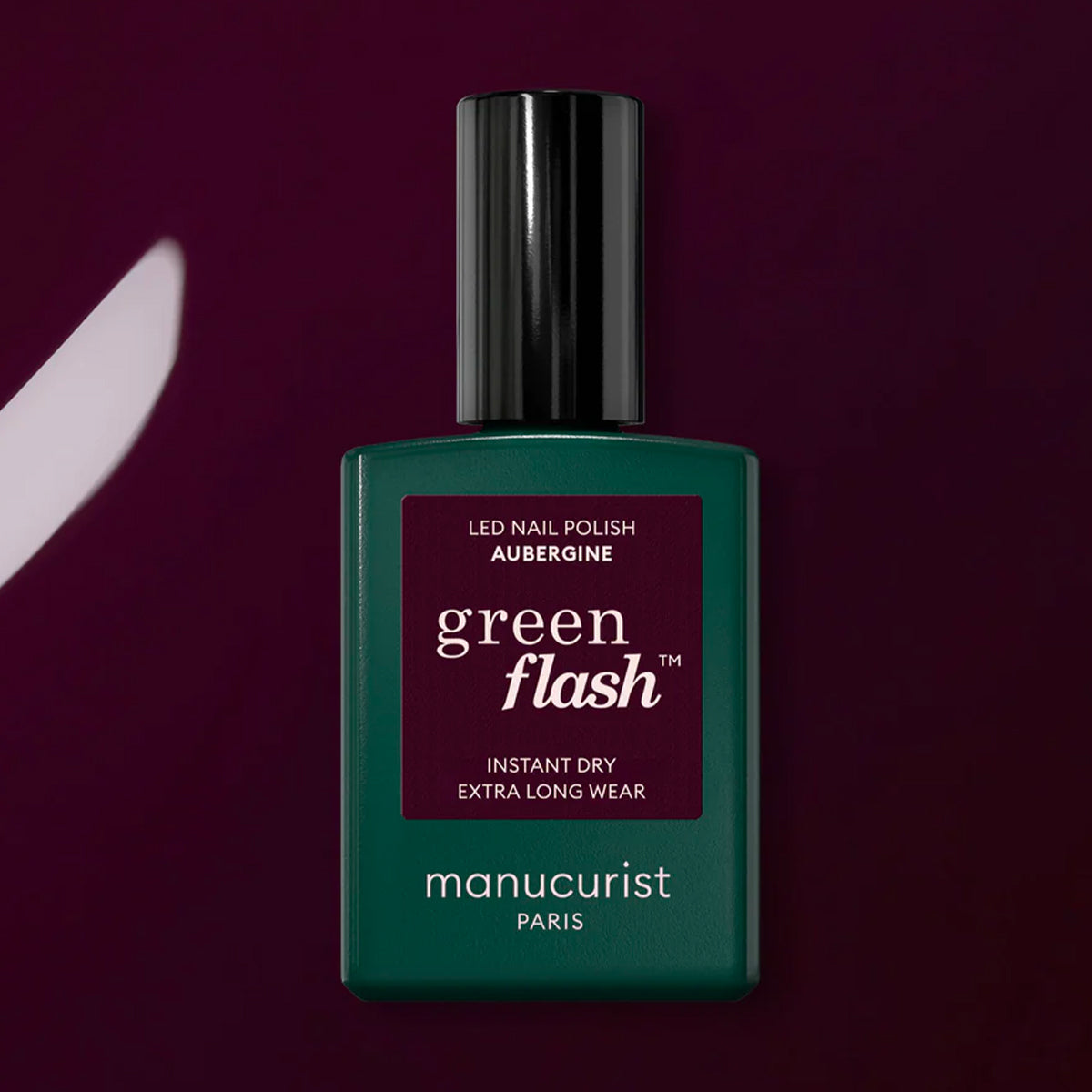 Manucurist Green FLash LED lak AUBERGINE 15ml