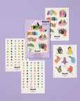 Manucurist Barbapapa body and nail tattoos