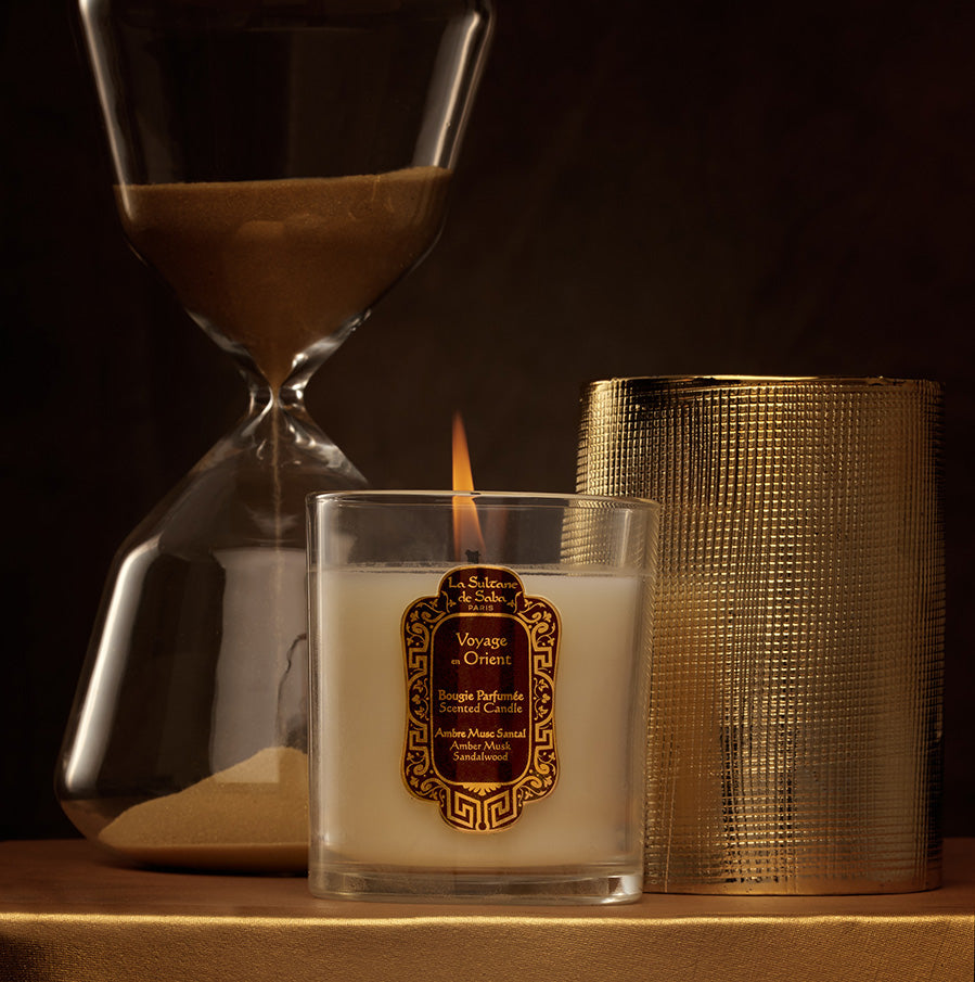 La Sultane de Saba Candle - Amber Musk Sandalwood Fragrance 165g