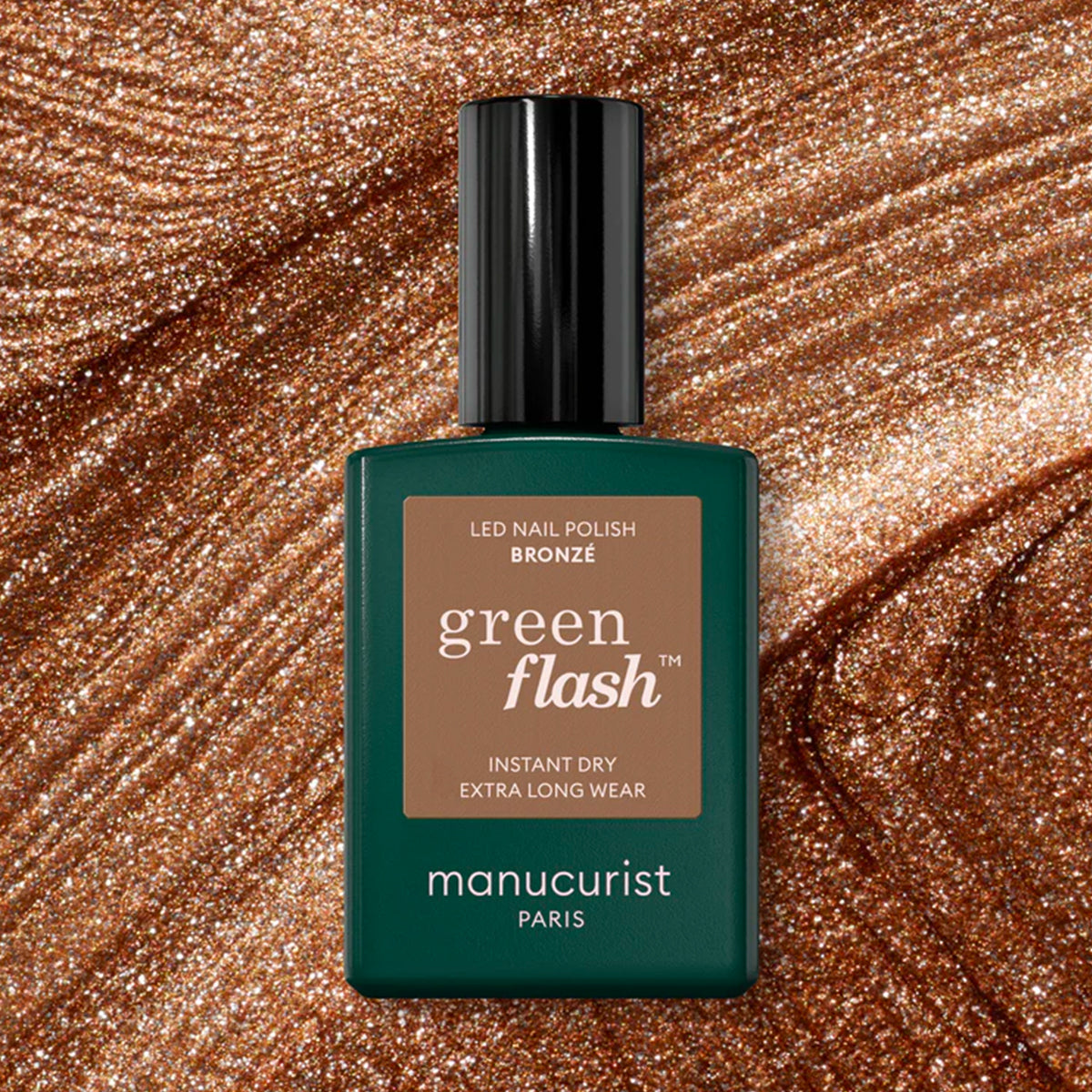 Manucurist Green Flash LED lak BRONZE 15ml