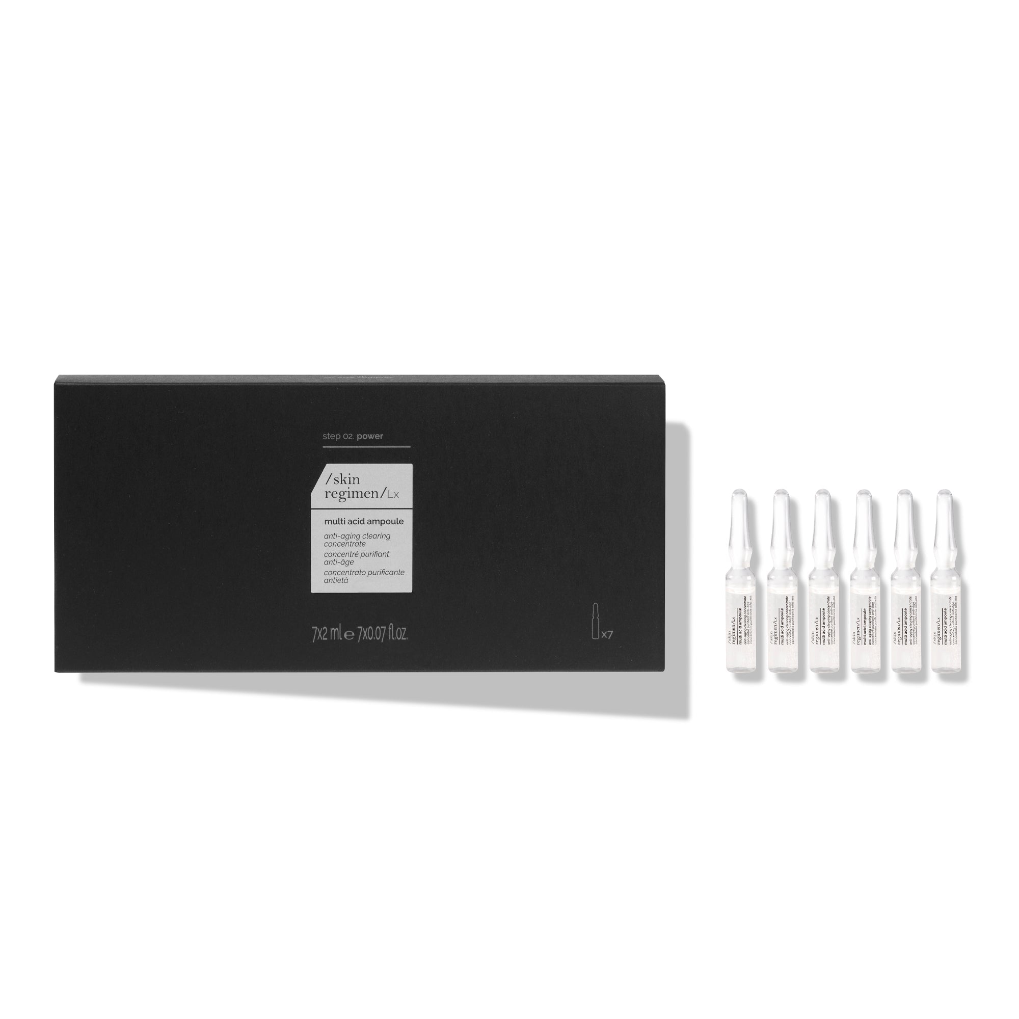 skin regimen Multi acid ampoule 7x2ml