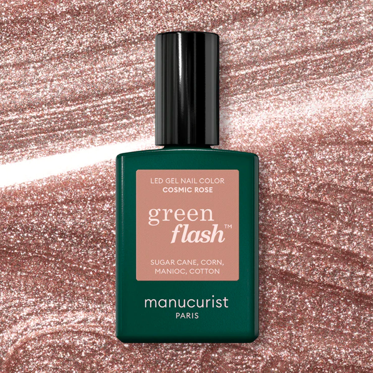 Manucurist Green Flash LED lak COSMIC ROSE 15ml