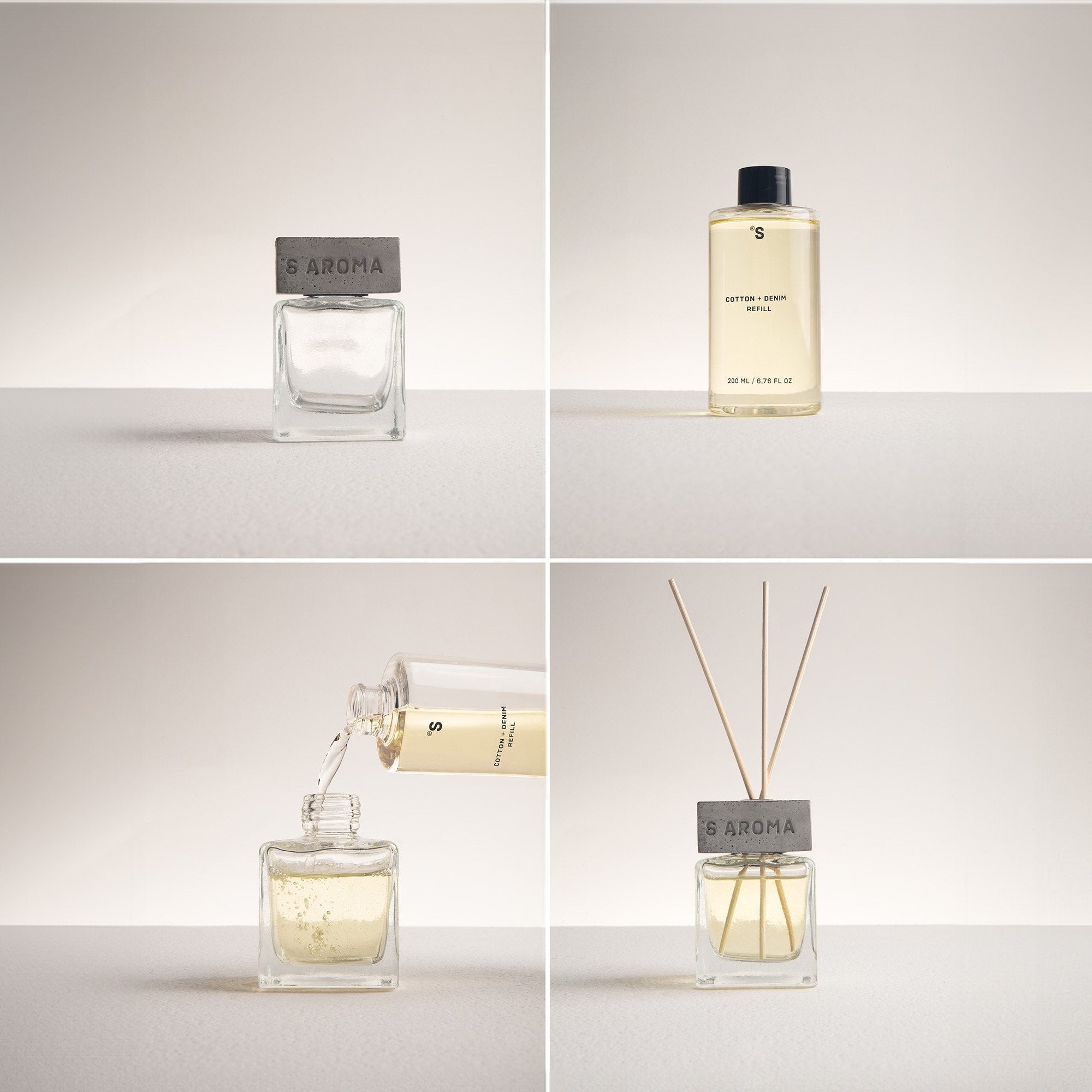 Sister's Aroma Refill Cotton + Denim 200 ml