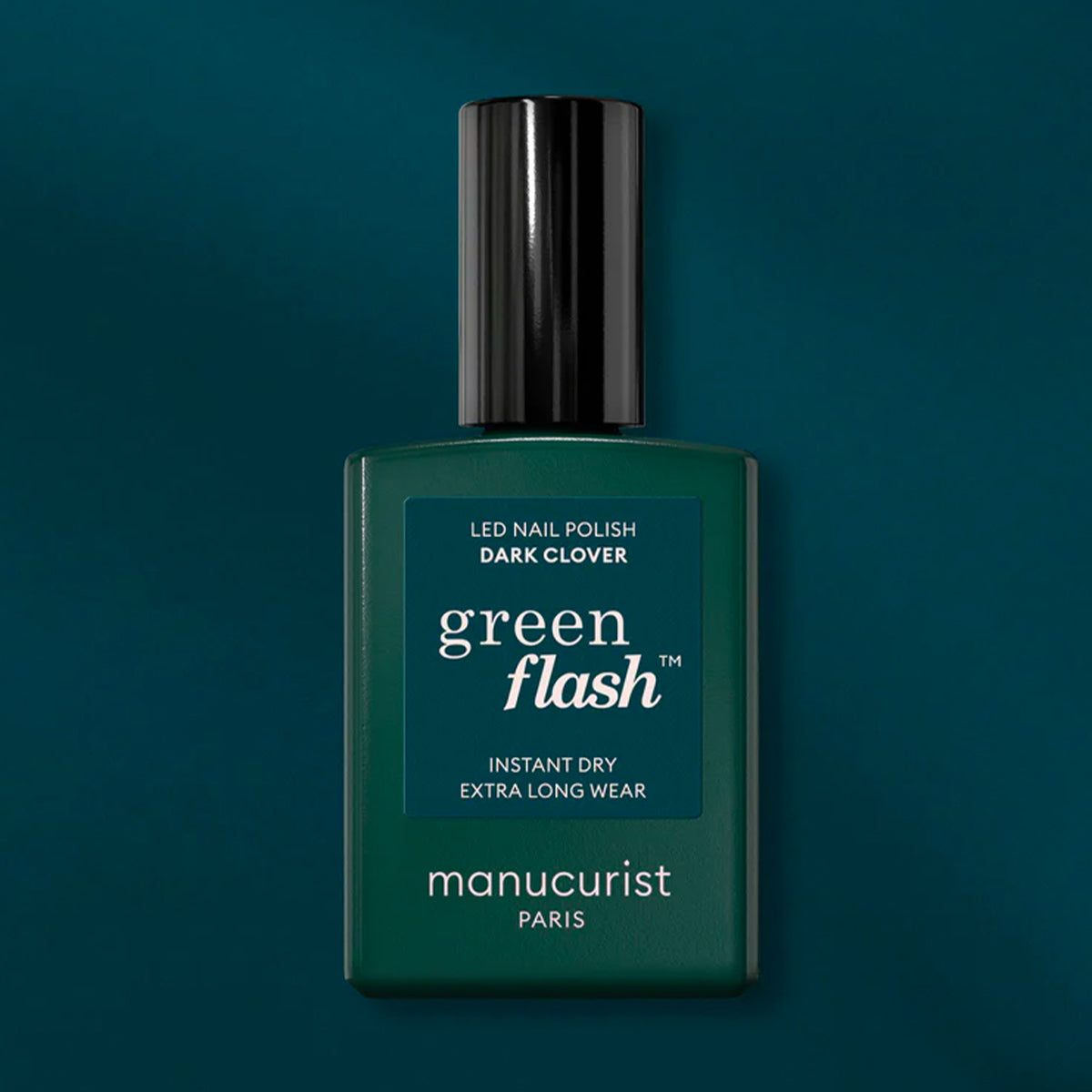 Manucurist Green Flash LED lak DARK CLOVER 15ml