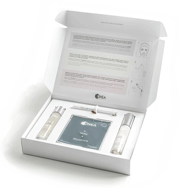 Rhea DermoChange - Renewing Face Treatment ( Box set with 5 ExfoPads, 1 FacePeel 15 ml, 1 NewSkin 15 ml)