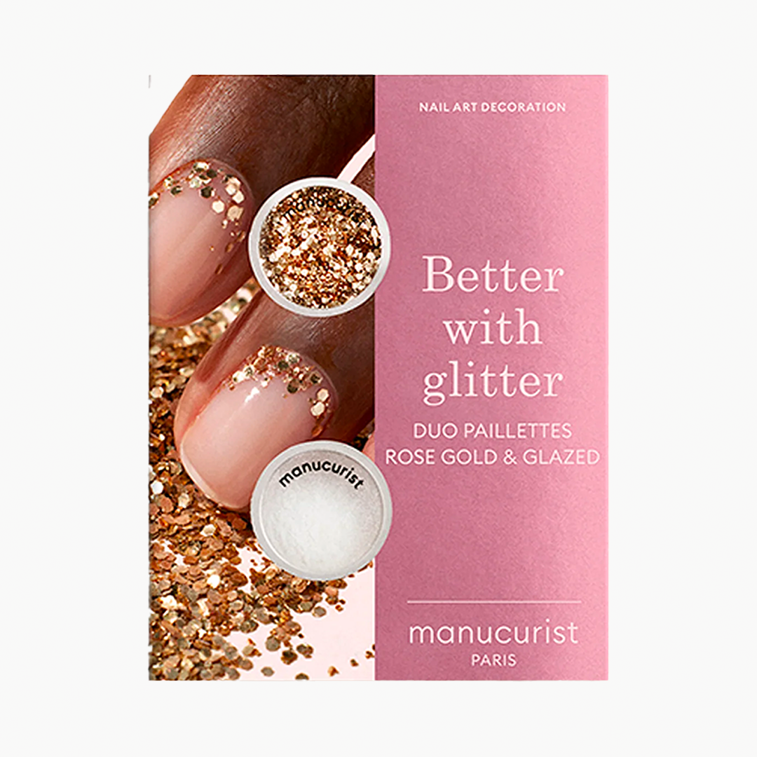 Manucurist Better with Glitter Rose Gold & Glazed