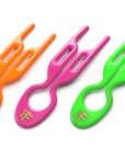 Fiona Franchimon Nº 1 Hairpin | Ibiza Collection | Tangerine Orange, Strawberry Pink & Apple Green