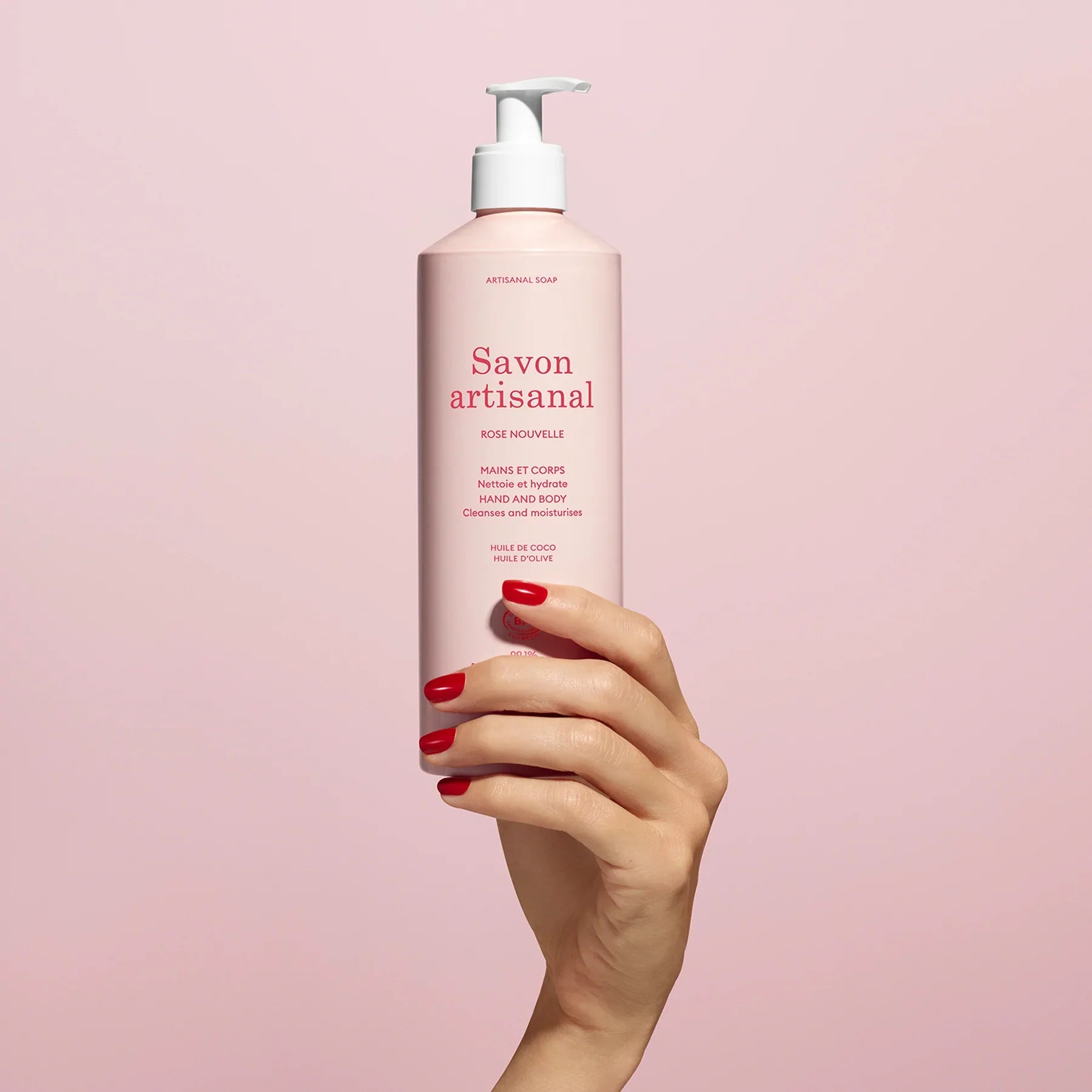 Manucurist Mycí gel na ruce a tělo růže 500ml