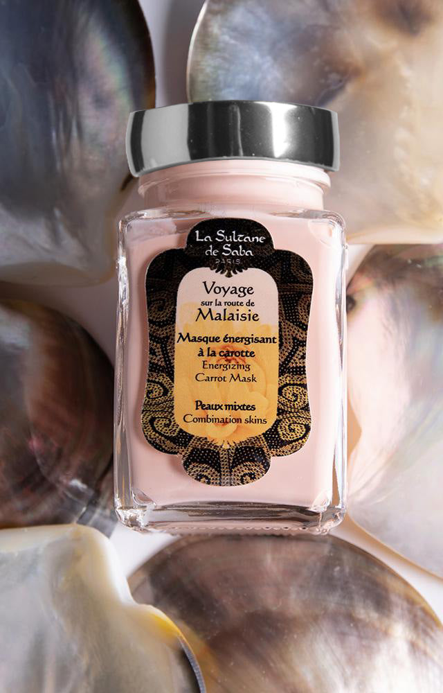 La Sultane de Saba Energizing Carrot Mask - Jasmine and Tropical Flowers Fragrance 100 ml