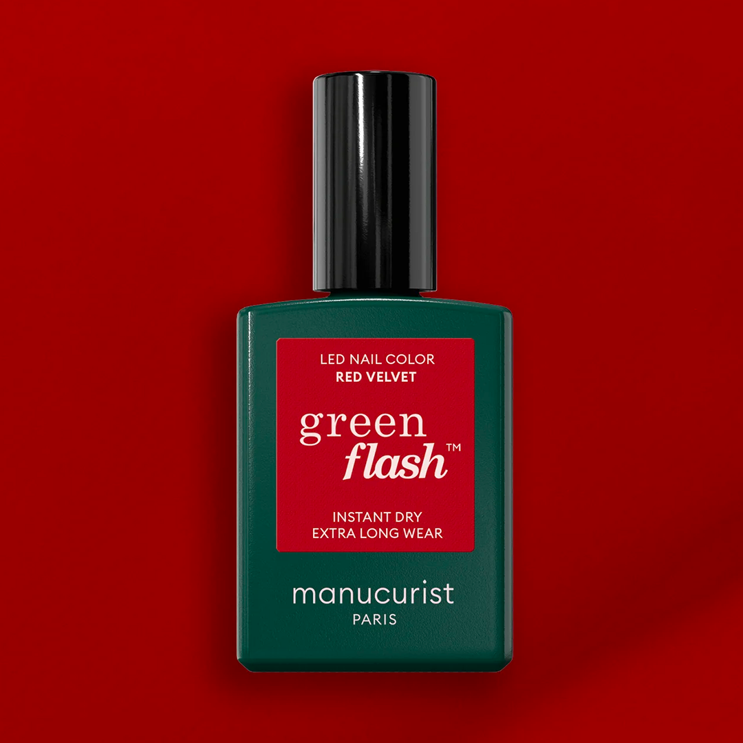 Manucurist Green Flash LED lak RED VELVET 15ml