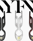 Fiona Franchimon Nº 1 Hairpin | New York Collection | Black, Transparent & Brown