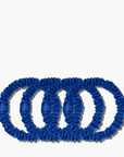 SLIP Skinny Scrunchies Navy 4x