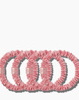 SLIP Skinny Scrunchies Rose 4x