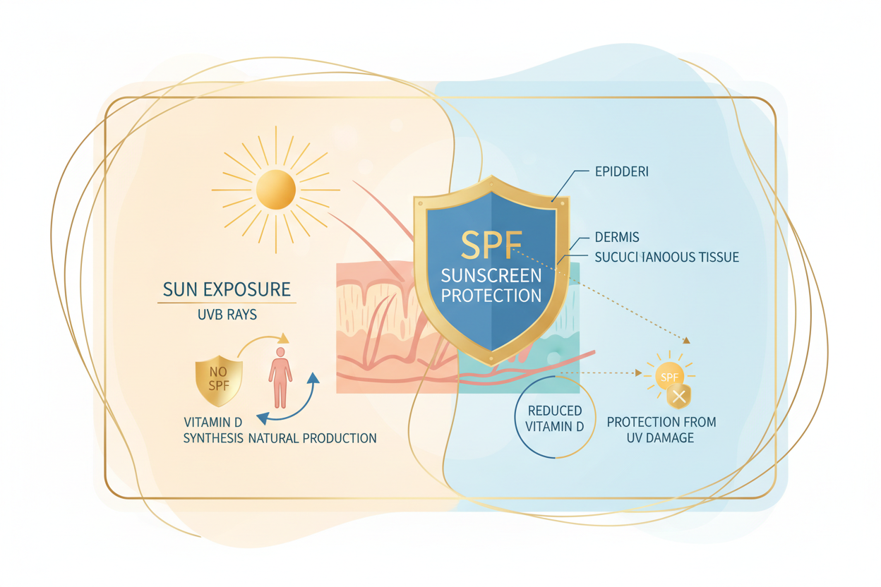 Brání SPF tvorbě vitamínu D?