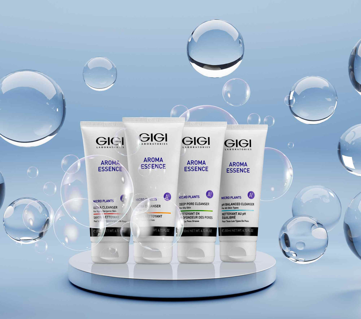 GIGI Aroma Essence – Čisticí gely na obličej